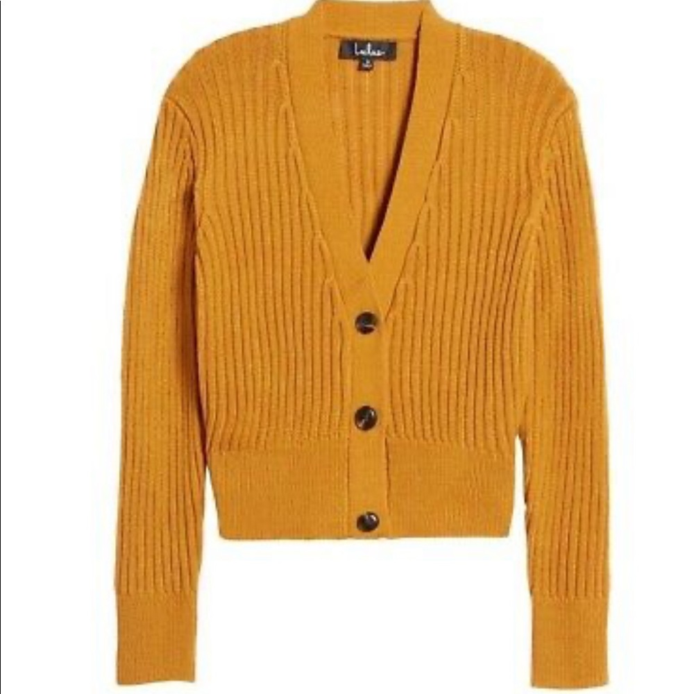 Lulu’s Cropped Ribbed Cardigan - Picture 2 of 8